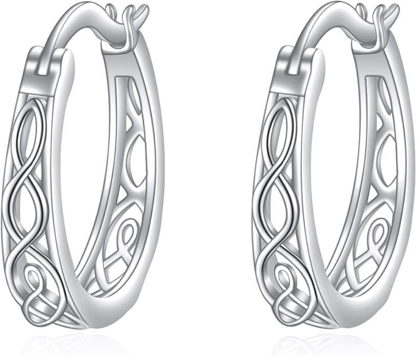 Sterling Silver Hoop Earrings Small Hoop Sun/Leaf/Triangle Huggie Earrings for Women Hypoallergenic