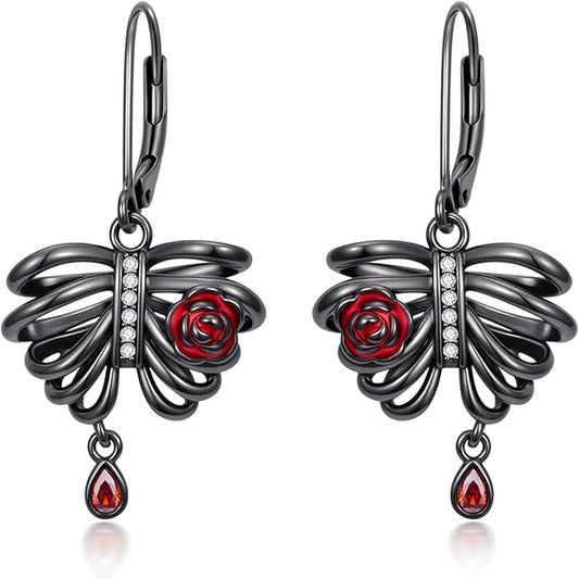 JUSTKIDSTOY Witches Knot Earrings for Women 925 Sterling Silver Nudo De Bruja Dangle Leverback Earrings Celtic Jewelry Halloween Birthday Gift