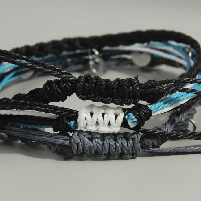 FANCY SHINY String Ankle Bracelets Waterproof Rope Anklets Braided Beach Boho Coin Anklets Cute Friendship Foot Jewelry for Women