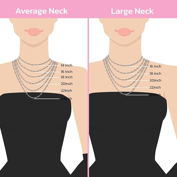 Thin Solid 925 Sterling Silver Chain Necklace 1.1mm, 14 16 18 20 22 24 Inch, Cable Chain, Anti-tarnish, Hypoallergenic, Includes Gift Box, Strong Dainty Chain for Women, Made in Thailand