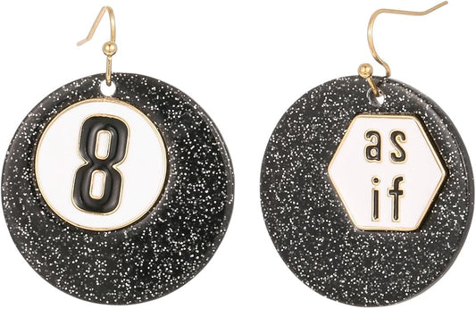 Madison Tyler 80s 90s Sport Earrings for Women | Funny Dangle Earrings for Women | 90s Vintage Dangling Earrings for Women | Jewelry Gift for Women