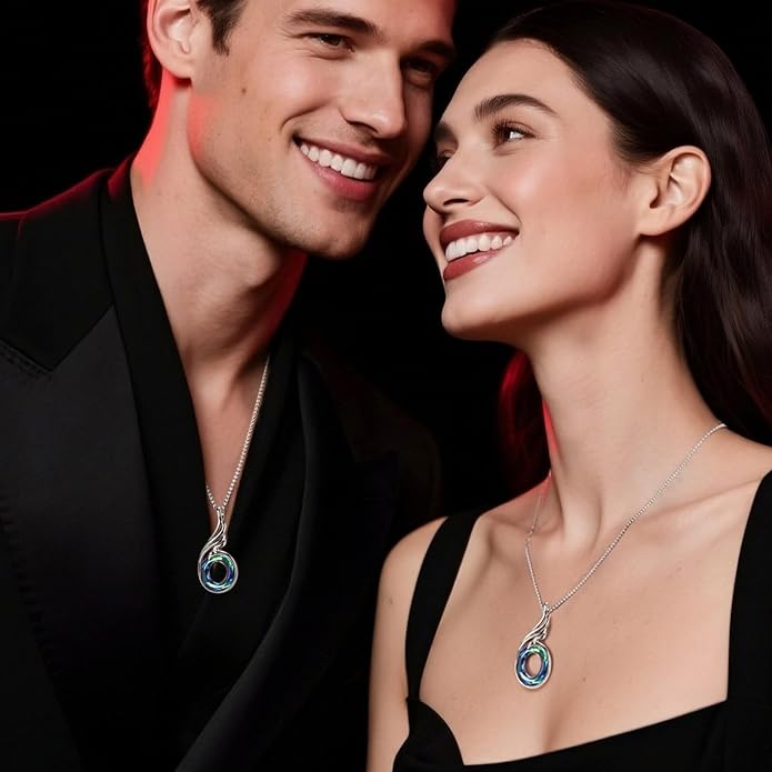 Kate Lynn “Rise From the Ashes” Phoenix Necklaces for Men Women, 18~27 Inch Adjustable Necklace, Ideal Birthday Gift Christmas Gift for Men Women, Symbol of Luck and Renewal