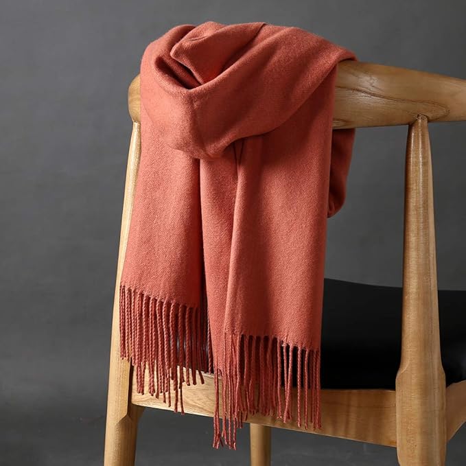 HOYAYO Extra Large Thick Pashmina Shawl Wraps - Wool Soft Winter Warm Scarves Travel Blanket for Women