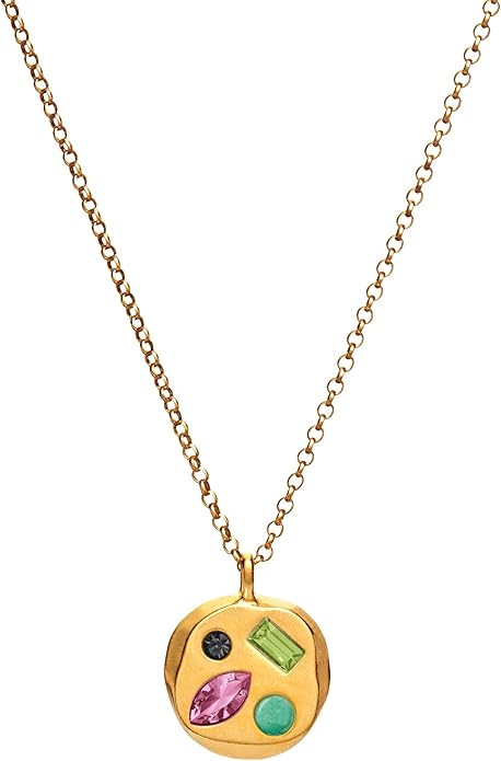 Birthdate 14k Gold Necklace for Women - 16-20in Adjustable 14 Karat Gold Chain with Lobster Clasp - Cadenas de Oro 14k Puro Para Mujer, Ladies Jewelry Birthstone
