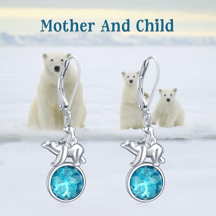 925 Sterling Silver Animals and Plants Dangle Drop Earrings for Women Hypoallergenic Gift for Women Mom Wife Her, Mother’s Day, Birthday, Anniversary