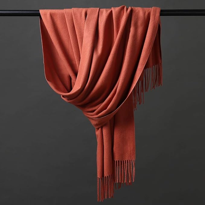 HOYAYO Extra Large Thick Pashmina Shawl Wraps - Wool Soft Winter Warm Scarves Travel Blanket for Women