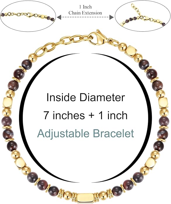 Beaded Bracelets for Women - Silver and Gold Boho Bracelets, Trendy Jewelry Gifts for Lover, Mom, Friends