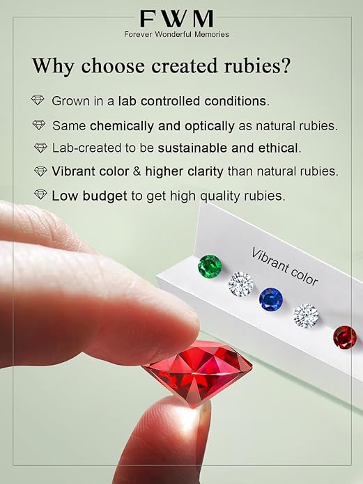 D Color VVS1 Clarity Moissanite and Sapphire/Ruby/Emerald Rings for Women, Solid 925 Sterling Silver, Anniversary Birthday Mothers Day Jewelry Gift, Stackable Wedding Ring, Size 4-11