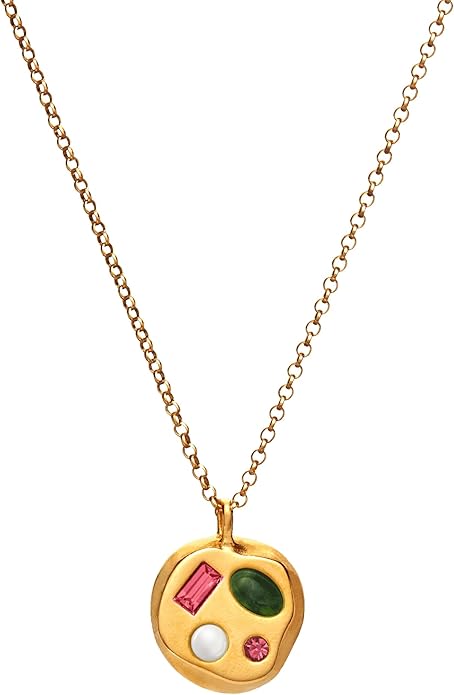 Birthdate 14k Gold Necklace for Women - 16-20in Adjustable 14 Karat Gold Chain with Lobster Clasp - Cadenas de Oro 14k Puro Para Mujer, Ladies Jewelry Birthstone