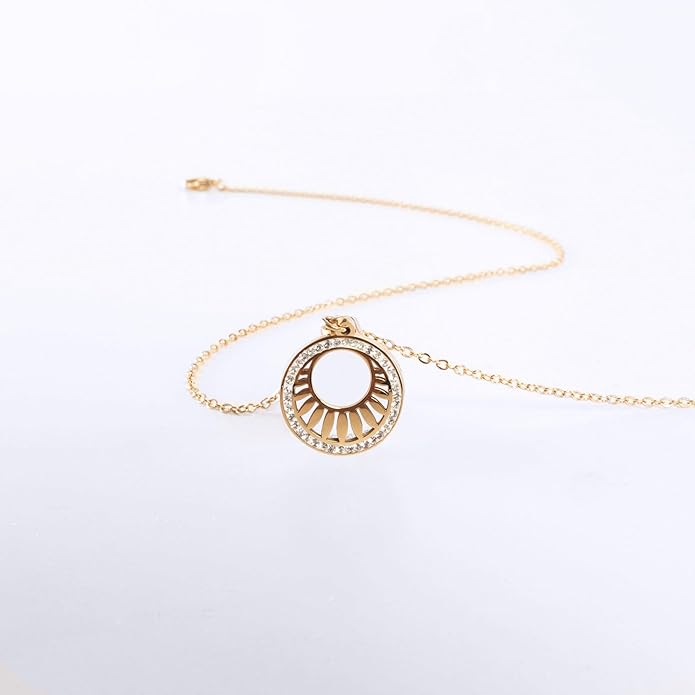 ROSEDANCE Heart Necklace for Women, 14K Gold Plated Dainty Heart Necklace, Tiny Love Symbol Pendant Choker, Minimalist Dainty Jewelry Gift, Valentines Day Anniversary Birthday