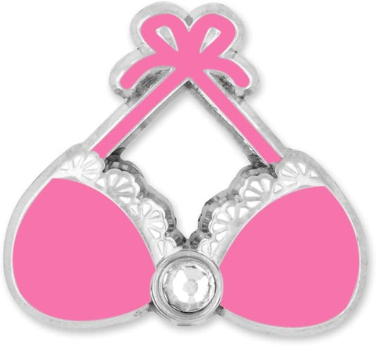 PinMarts Breast Cancer Ribbons and Breast Cancer Awareness Enamel Pins - Perfect Breast Cancer Gifts for Women, Events, Fundraisers, and Breast Cancer Awareness Decoration
