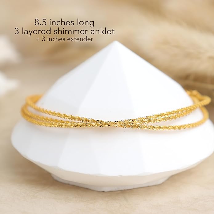 Dainty Gold Shell Pearl Charm Ankle Bracelet for Women Trendy non-Tarnish Adjustable Anklet Summer Beach Fashion Jewelry Gift