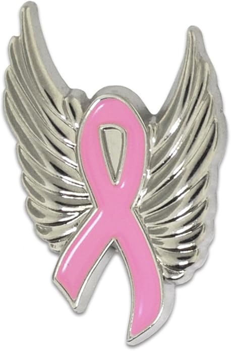 PinMarts Breast Cancer Ribbons and Breast Cancer Awareness Enamel Pins - Perfect Breast Cancer Gifts for Women, Events, Fundraisers, and Breast Cancer Awareness Decoration