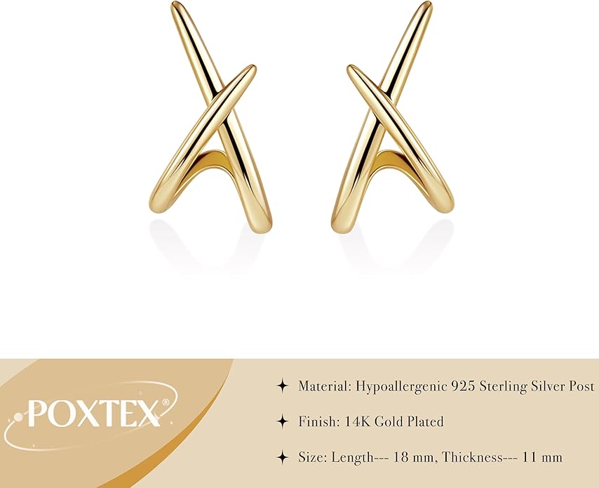 Gold Stud Earrings for Women Trendy, Simple Minimalist Gold Stud Earrings, Dainty Simple Earring for Women‘s Fashion Gifts
