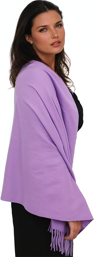 Ocomfly 100% Pashmina Scarf for Women - Premium Womens Scarves - Gift Boxed - Shawls or Wraps - Ultra Soft and Warm