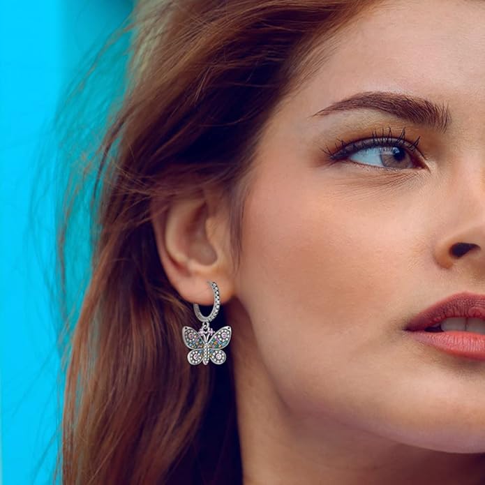 925 Sterling Silver Women Earrings, Sparkling Star and Moon Earrings, Various Hypoallergenic Earrings, Best Gift for Women