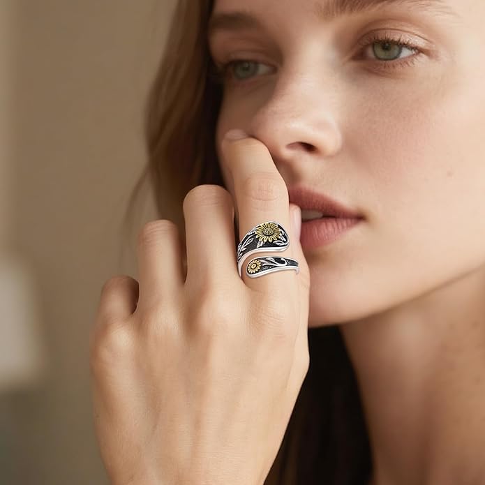Spoon Ring Sterling Silver Vintage Spoon Ring Jewelry Gifts for Women