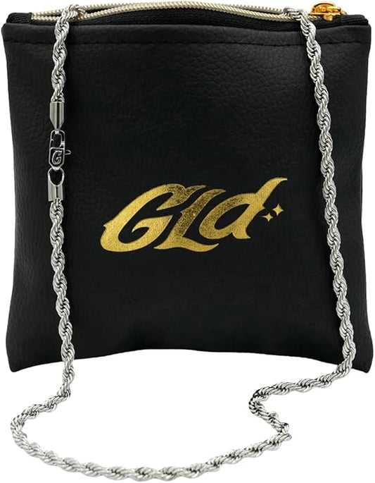 GLD Rope Chain - Gold-Plated Rope Chain with Exclusive Storage Travel Pouch - Snatch-Proof Clasp, Sweat-Proof and Fade-Resistant - Lifetime Quality, Designed in Miami