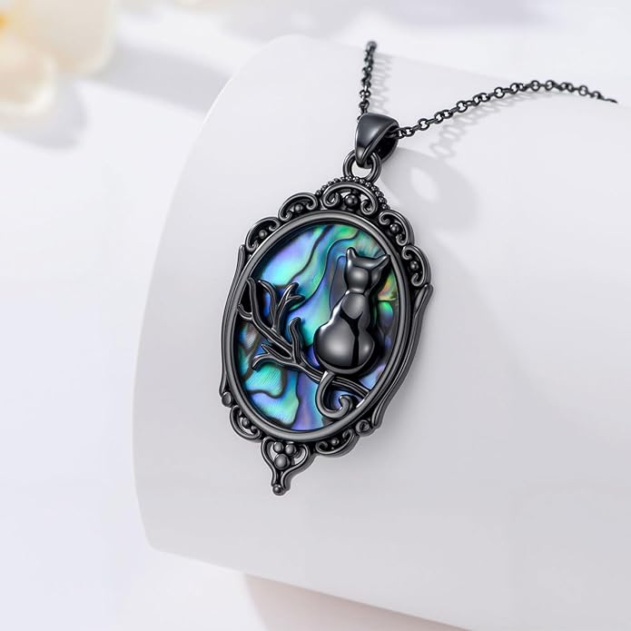 KoyeKei Sterling Silver Halloween Necklace Gothic Jewelry Gifts for Women Men