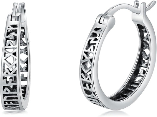 Sterling Silver Hoop Earrings Small Hoop Sun/Leaf/Triangle Huggie Earrings for Women Hypoallergenic