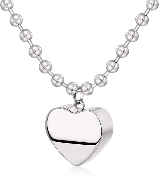 Chunky Gold Necklace for Women, 18K Waterproof Heart Necklace Statement Necklace Gold Charm Necklace Chunky Jewelry Paperclip Chain Choker Gift for Women