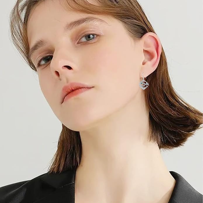 925 Sterling Silver Animals and Plants Dangle Drop Earrings for Women Hypoallergenic Gift for Women Mom Wife Her, Mother’s Day, Birthday, Anniversary