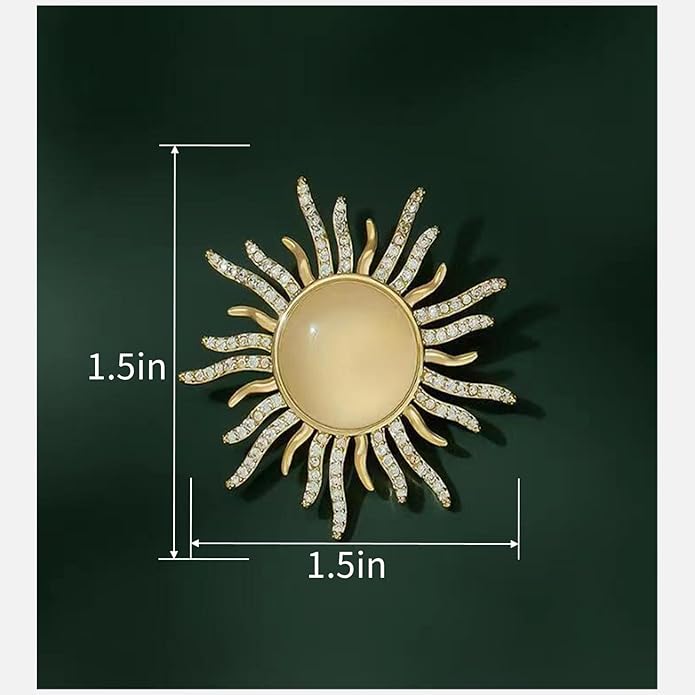 la luen Brooch Pins For Women Fashion Elegant Brooches Lapel Badges Coat Sweater Scarves Shawl Dress Accessory Wedding Party Prom Jewelry