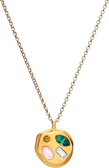 Birthdate 14k Gold Necklace for Women - 16-20in Adjustable 14 Karat Gold Chain with Lobster Clasp - Cadenas de Oro 14k Puro Para Mujer, Ladies Jewelry Birthstone