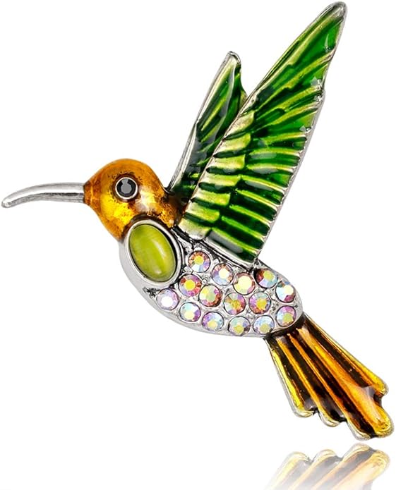 Soumimi Bird Theme Brooch Pin Cute Bird Animal Brooches Accessories Christmas Birthday Gift for Women