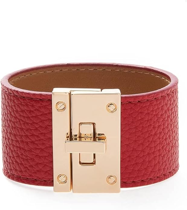 Rantanto Braid Leather Wrap Bracelet Trendy Stackable Crystal Cuff Boho Gold Heart Bracelet Jewelry Gift For Women