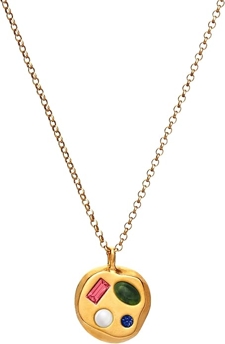 Birthdate 14k Gold Necklace for Women - 16-20in Adjustable 14 Karat Gold Chain with Lobster Clasp - Cadenas de Oro 14k Puro Para Mujer, Ladies Jewelry Birthstone