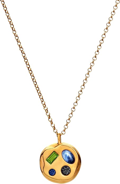 Birthdate 14k Gold Necklace for Women - 16-20in Adjustable 14 Karat Gold Chain with Lobster Clasp - Cadenas de Oro 14k Puro Para Mujer, Ladies Jewelry Birthstone