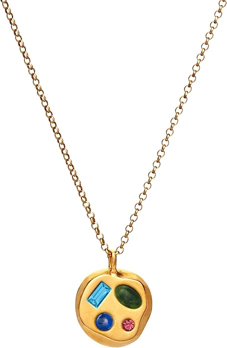Birthdate 14k Gold Necklace for Women - 16-20in Adjustable 14 Karat Gold Chain with Lobster Clasp - Cadenas de Oro 14k Puro Para Mujer, Ladies Jewelry Birthstone