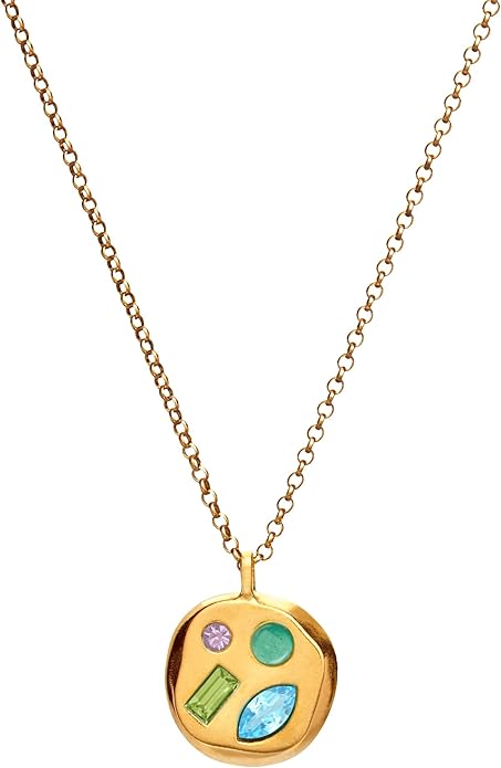Birthdate 14k Gold Necklace for Women - 16-20in Adjustable 14 Karat Gold Chain with Lobster Clasp - Cadenas de Oro 14k Puro Para Mujer, Ladies Jewelry Birthstone