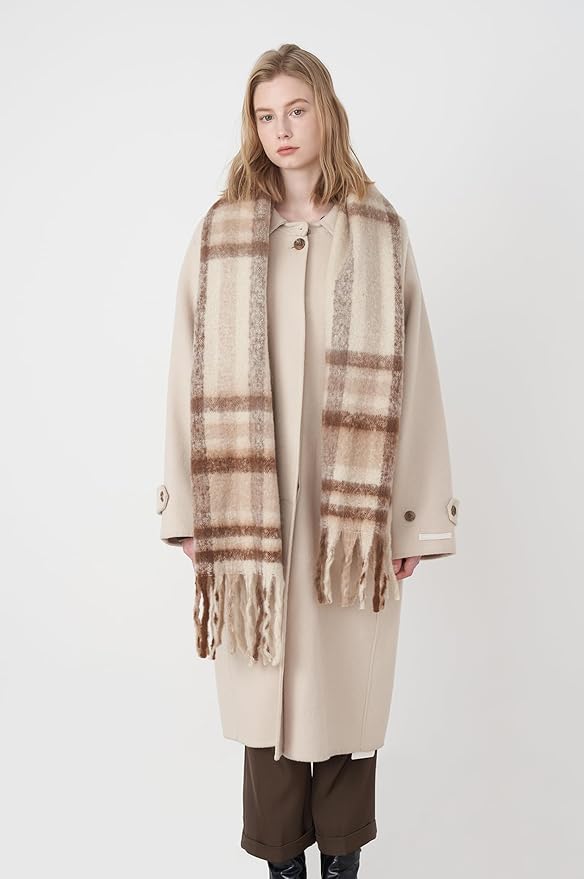 Halemet Vintage Scarfs for Women Warm Shawls and Wraps for Evening Dresses Soft Poncho Coat Thick Cardigan Wrap Cozy 2026