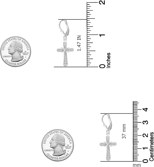LeCalla 925 Sterling Silver Leverback Drop Earrings | Lightweight Celtic-Knot Filigree Heart Teardrop Dangle Earring for Women's Gift for Her