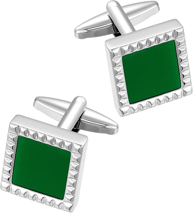 Dannyshi Cufflinks for Men Classic Wedding Business Shirt Cuff Links Set Gifts with Box