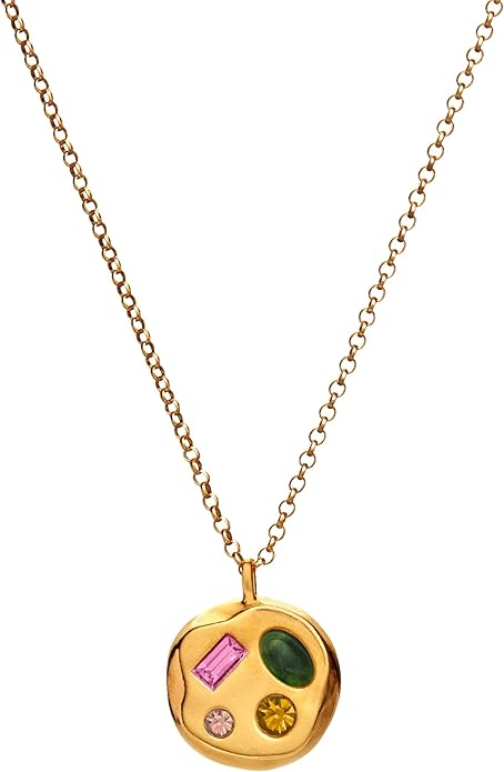 Birthdate 14k Gold Necklace for Women - 16-20in Adjustable 14 Karat Gold Chain with Lobster Clasp - Cadenas de Oro 14k Puro Para Mujer, Ladies Jewelry Birthstone