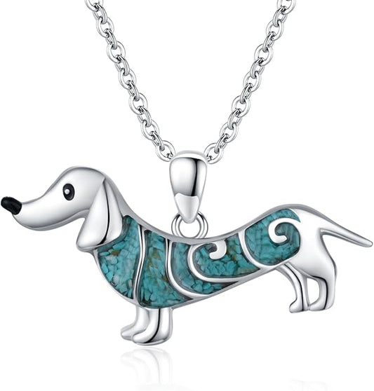 Dog Cat Necklace Pendant 925 Sterling Silver Pet Jewelry Gifts for Women