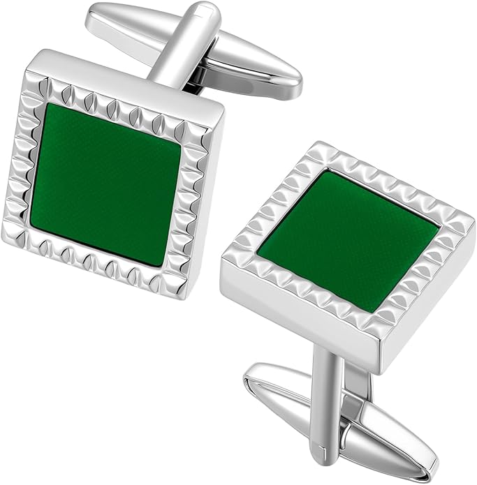 Dannyshi Cufflinks for Men Classic Wedding Business Shirt Cuff Links Set Gifts with Box
