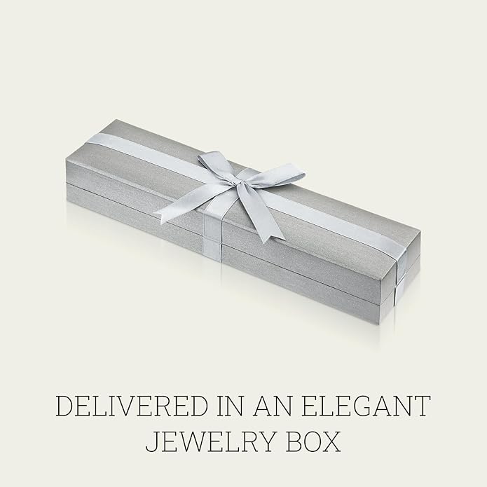 GILDED 1-3 Cttw Round Lab Grown Diamond Diamond Tennis Bracelets for Women | Sterling Silver Bracelet | Fine Jewelry for Her | Timeless Design | Gift Box Included
