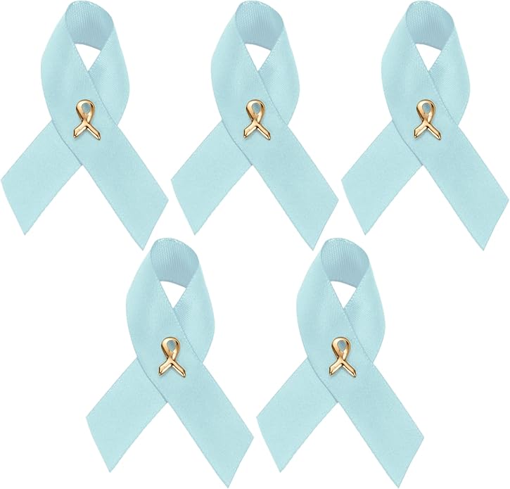 1/2/5/10/25/50/100pcs Satin Awareness Ribbon Pins (Pick your color), for Cancer & Disease Awareness, Bulk Quantities for Fundraising, Events, Gift Giving