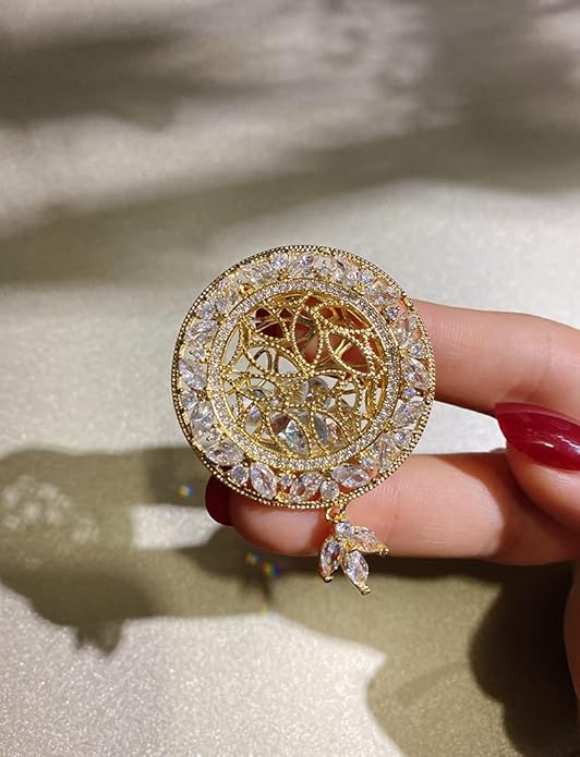 AILONMEI Brooch Pins For Women Fashion, Flower Brooches Jewelry For Women Floral Series Brooches And Pins Designer Lady's Costume