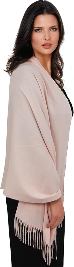 Ocomfly 100% Pashmina Scarf for Women - Premium Womens Scarves - Gift Boxed - Shawls or Wraps - Ultra Soft and Warm
