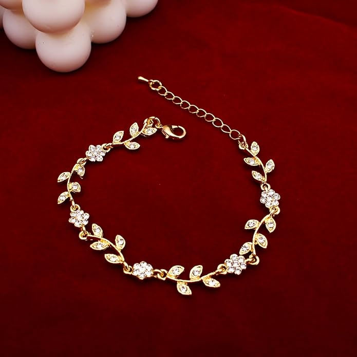 Austrian Crystal Rhinestone Choker Necklace Dangle Earring Link Bracelet Jewelry Set for Brides Bridesmaid Prom Costume Accessories for Women