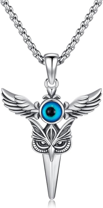 Taioiat viking Pendant Necklace for Men Nordic Celtic 925 Sterling Silver Vintage Mjolnir Jewelry Norse Vikings Gift for Women