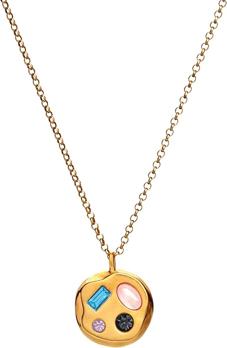 Birthdate 14k Gold Necklace for Women - 16-20in Adjustable 14 Karat Gold Chain with Lobster Clasp - Cadenas de Oro 14k Puro Para Mujer, Ladies Jewelry Birthstone