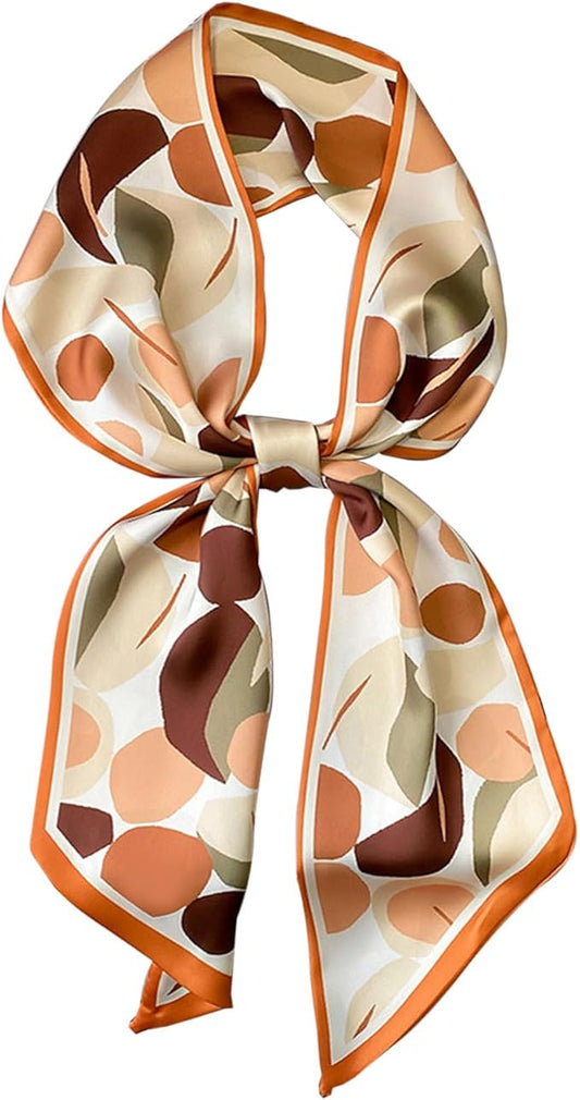 Dailyacc Hair Scarf for Women Fashion Silky Satin Headscarf Wrap Breathable Lightweight Neck Scarves For Handbag