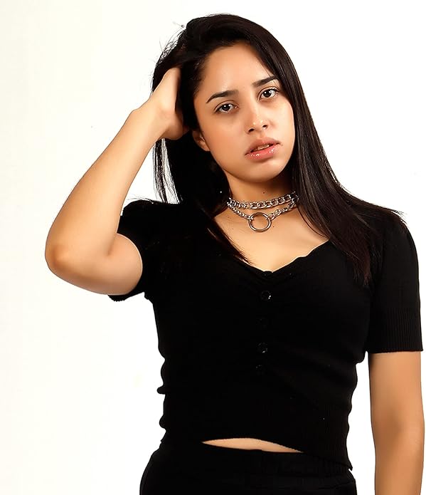 MILAKOO PU Leather Punk Choker Necklaces Circle/Heart Charm Adjustable Collar Necklace for Women