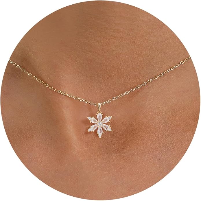 Gold Necklace for Women-14K Gold Plated Bow,Dragon,Shell, Palm Tree, Seahorse, Conch Shell,Sardines, Cowboy Boot,Bat,Bunny Pendant Beachy Jewelry for Women Gifts